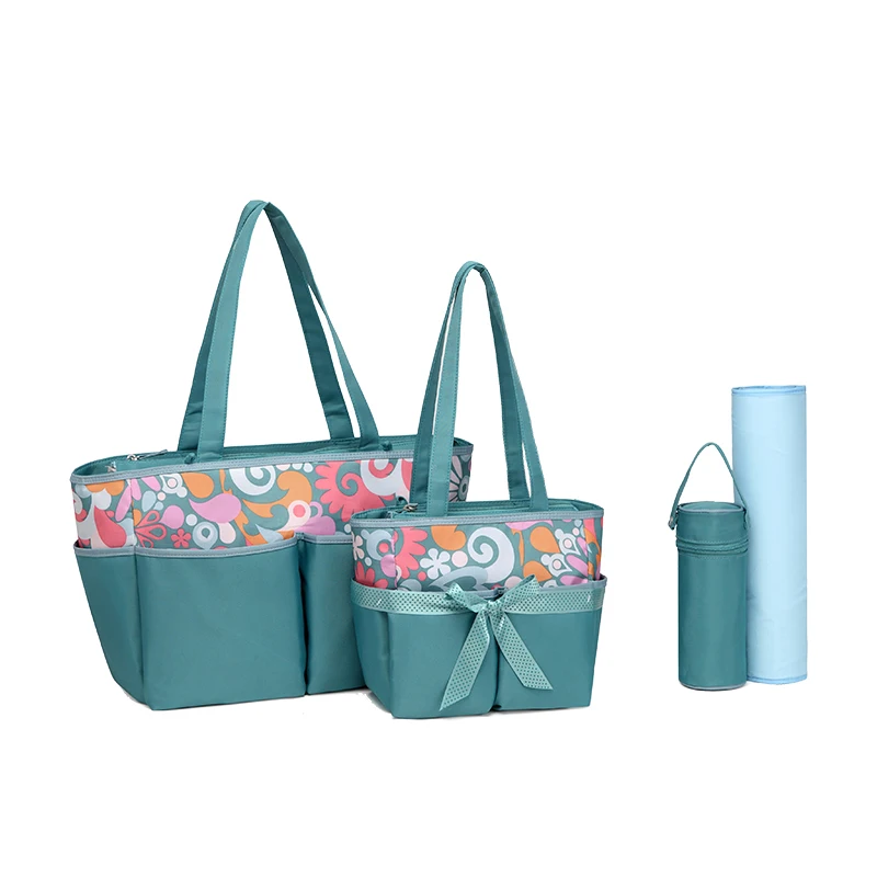 Colorland Multi Function 5- Piece Diaper Bag Set Smart & Daily Changing Bag