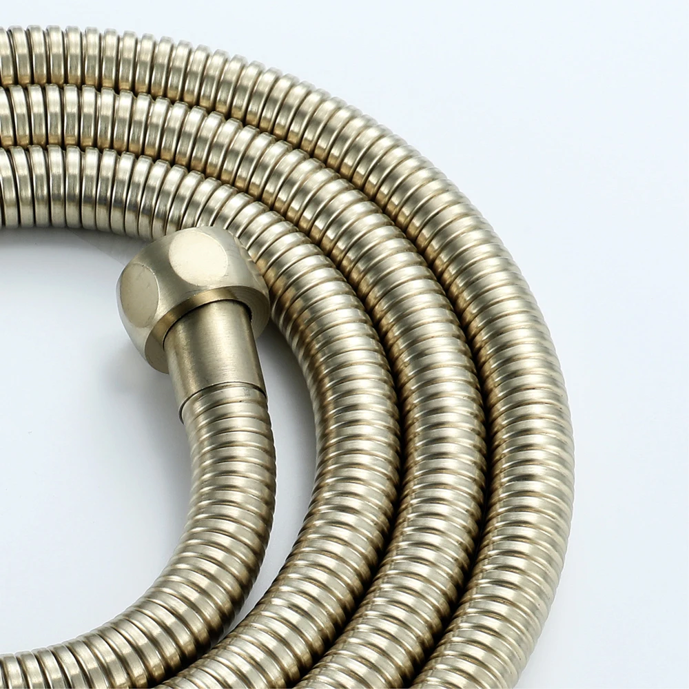HIDEEP Bathroom Shower Accessories Stainless Steel Brushed / Gold / Matte Black / Chrome 1.5m Shower Hose