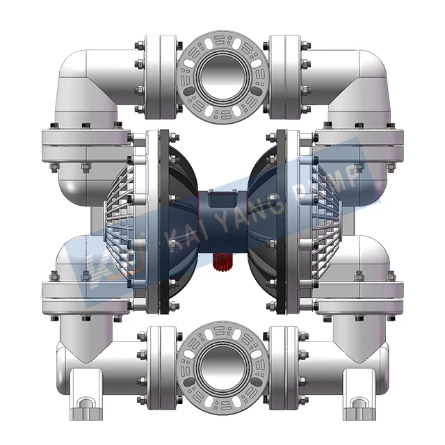 PP Pneumatic Diaphragm Pump Sewage Chemical Oil Air High Quality Manufacturer Compared To Metal Material Lighter Weight