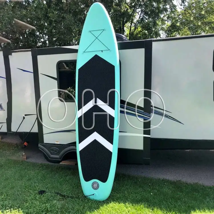 Custom Inflatable Sup Stand Up Paddle Board Wholesale Air Isup Inflatable Water Surfing Board Set 6 for Fishing