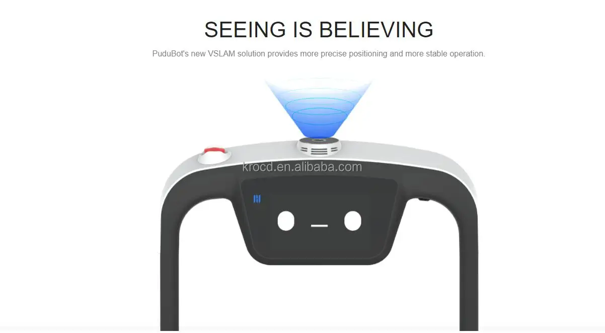 Krocd Food Delivery Robot Commercial Robots Smart Robotic Catering Service Waiter Hotel Coffee Shop Self Service Equipment