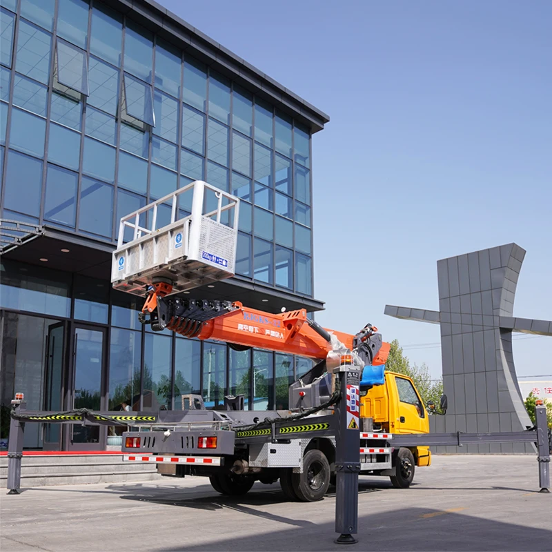 Aerial Work Truck 32M 36M Telescopic Aerial Platform Truck New Bucket Truck Platform Lift