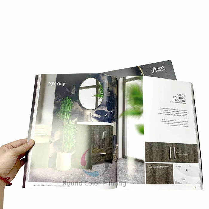 Round Color Printing factory cheap perfect binding type book printing