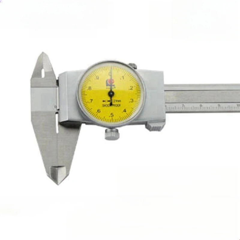 Digital Vernier Caliper Vernier Caliper Stainless Steel Closed Metal 0-150/200/300mm Guanglu