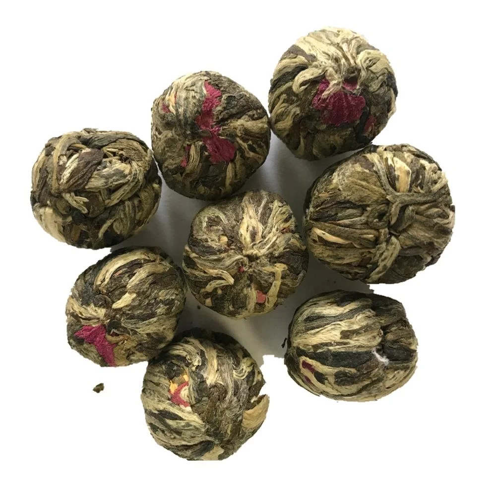 Handmade Flower Blooming Tea Balls Chinese Jasmine Blooming Tea Ball Fujian Flowering Blooming Tea Organic Rose Blooming Flower