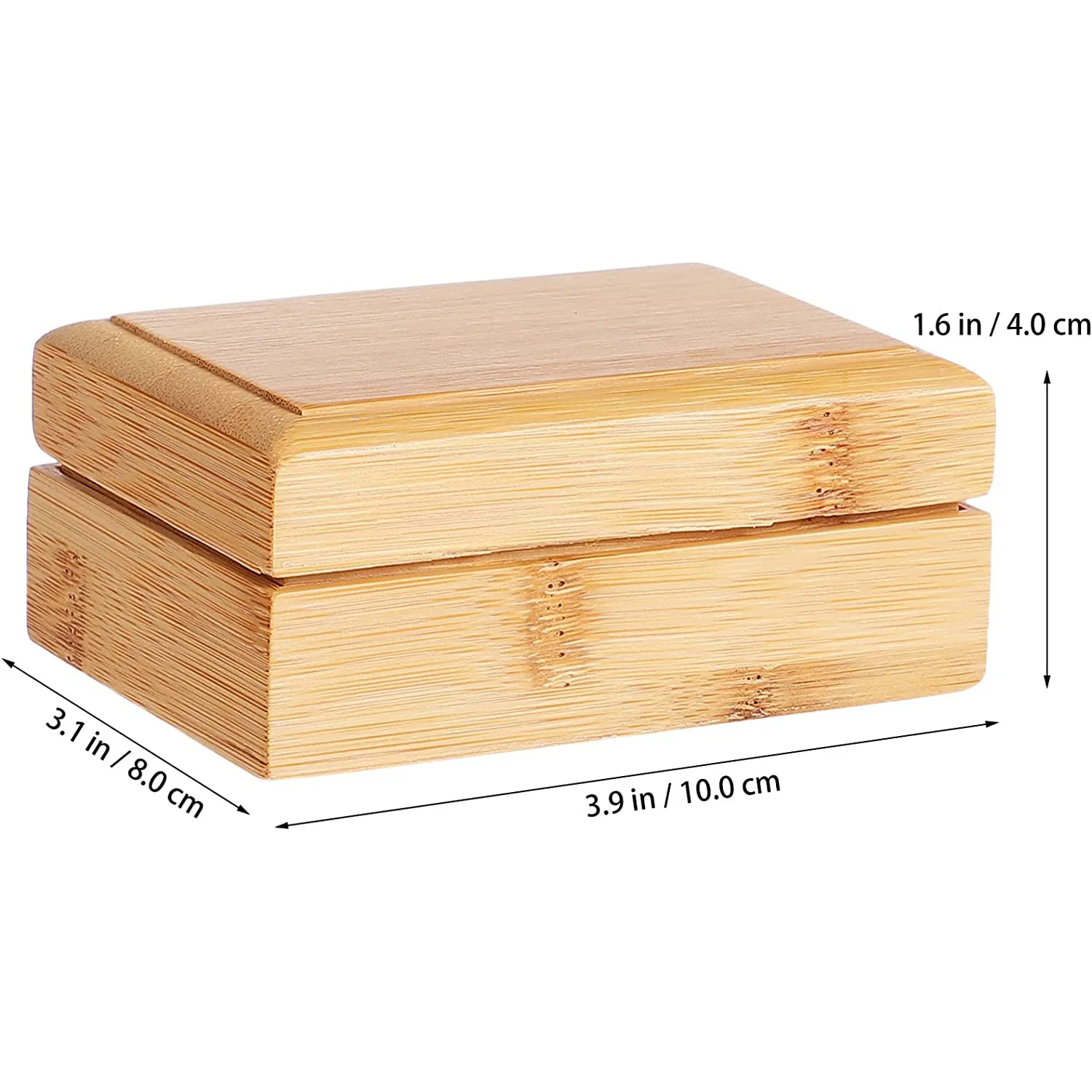Handmade Bamboo Soap Dish Kitchen Bathroom bamboo soap box with lid