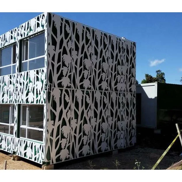 Metal  Aluminum Perforated Panel Curtain Wall to cover the Building Wall