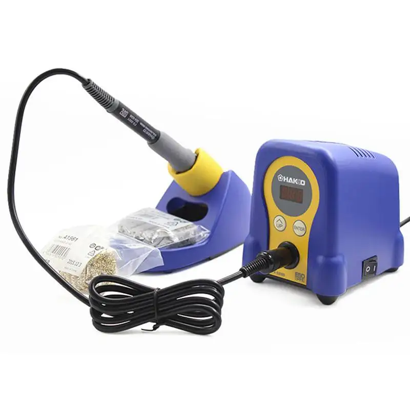 HAKKO 100% FX-888D Electronics Soldering Station 220V Professional ESD Welding Tin Equipment PCB Mobile Phone Repair Tools