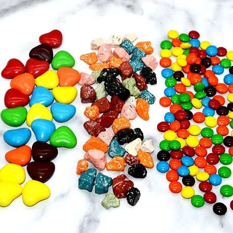 Chocolate Candy Wholesale Halal Colorful Crispy Sugar Coated Milk Beans for Kid