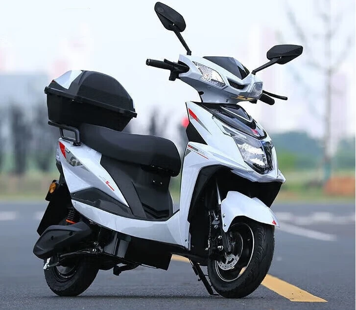 The New National Standard Electric Bike Motorcycle High-speed Takeaway Long-distance King Electric Car Ultra-long Life