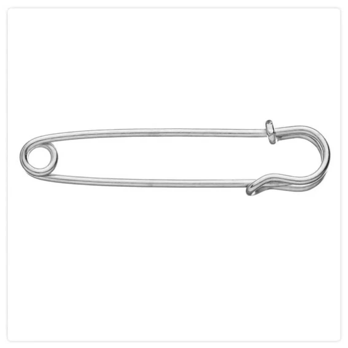 Steel metal nickel plating safety customized standard pins scarf and shawl wool ball buckles pin DIY clothing accessories