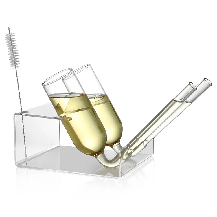 Classic Stemmed Bar Glassware Gift Party Style for Bachelorette Claire Collection Crystal Glass champagne glasses & flutes
