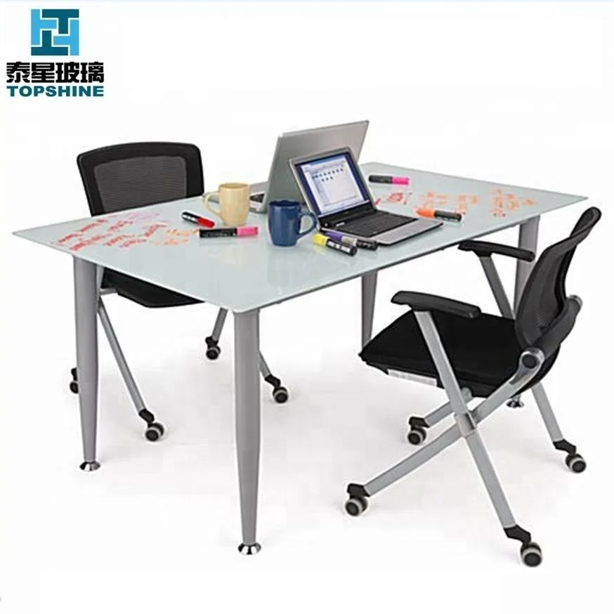 customized desktop glass whiteboard dry erase for writing