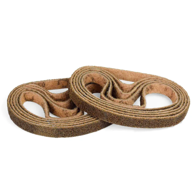 Factory Price Surface Conditioning Low Stretch Non-woven Belt  Aluminum oxide Nylon Belt for Cleaning; finishing and deburring