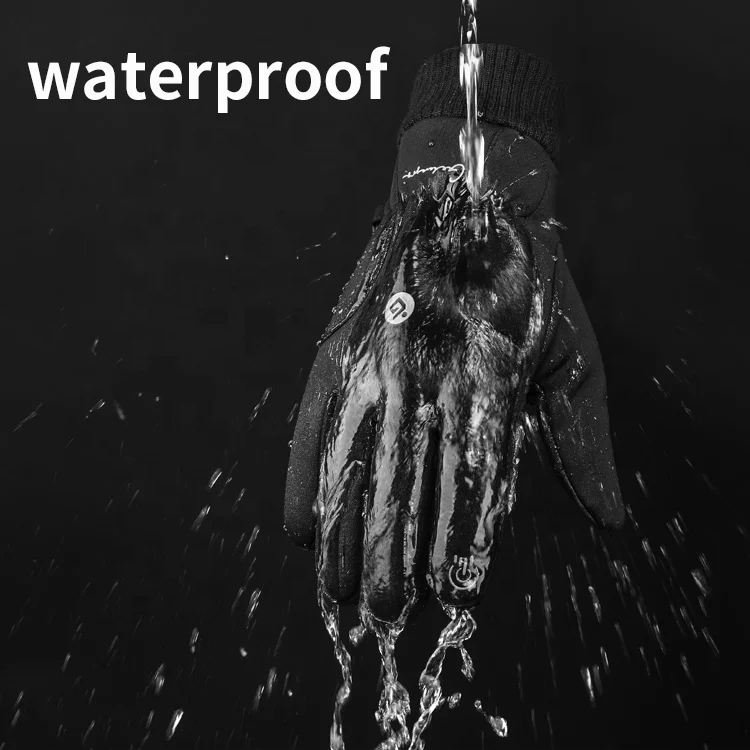 GOLOVEJOY DB41 Customize New Thicken Warm Waterproof Touch Screen Winter Outdoor Skiing Motocross Hiking Sports Safety Gloves