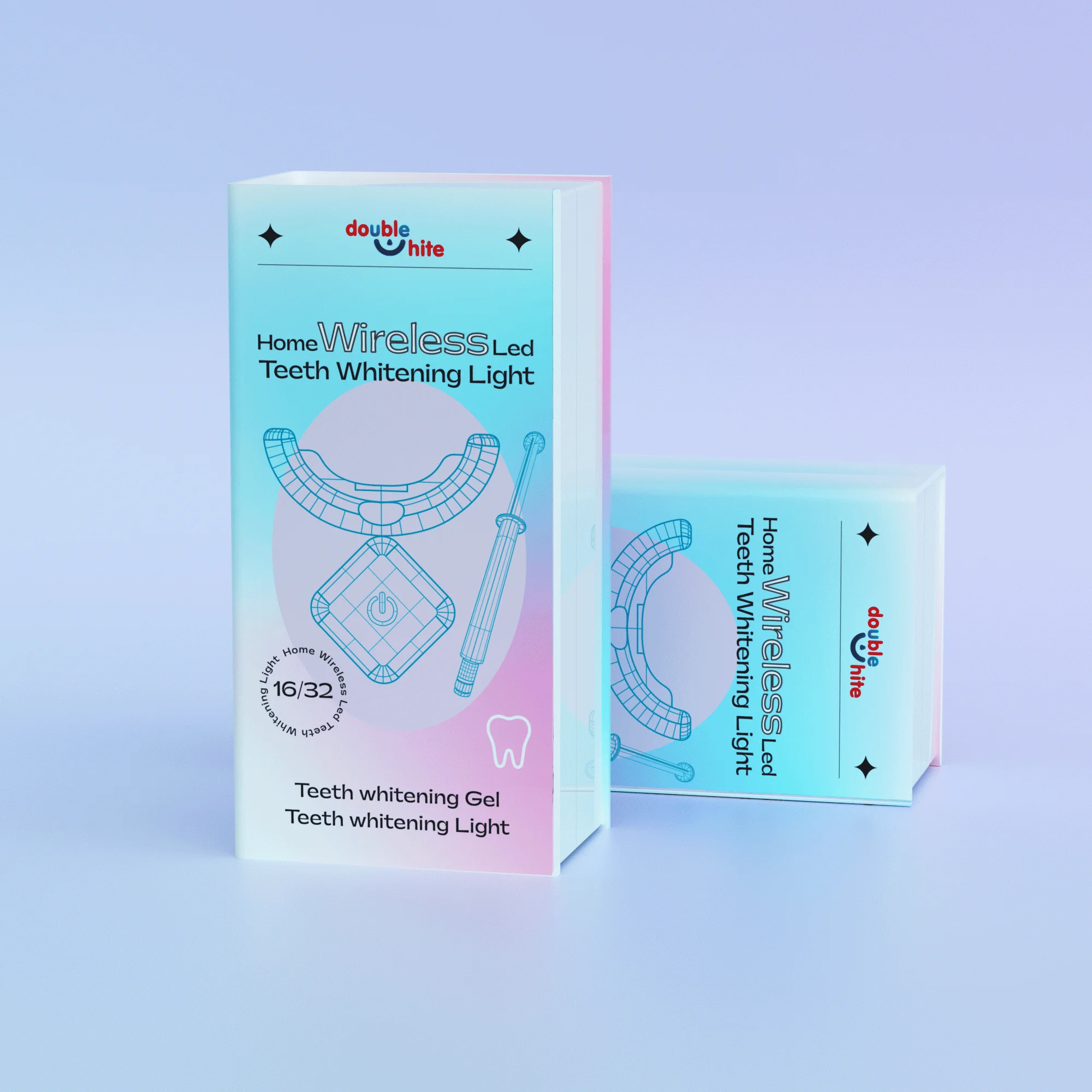 Custom LED Teeth Whitening Kit Wireless Dental Hygiene Home Cleaning Accessories with Bleaching Function Clinical Products