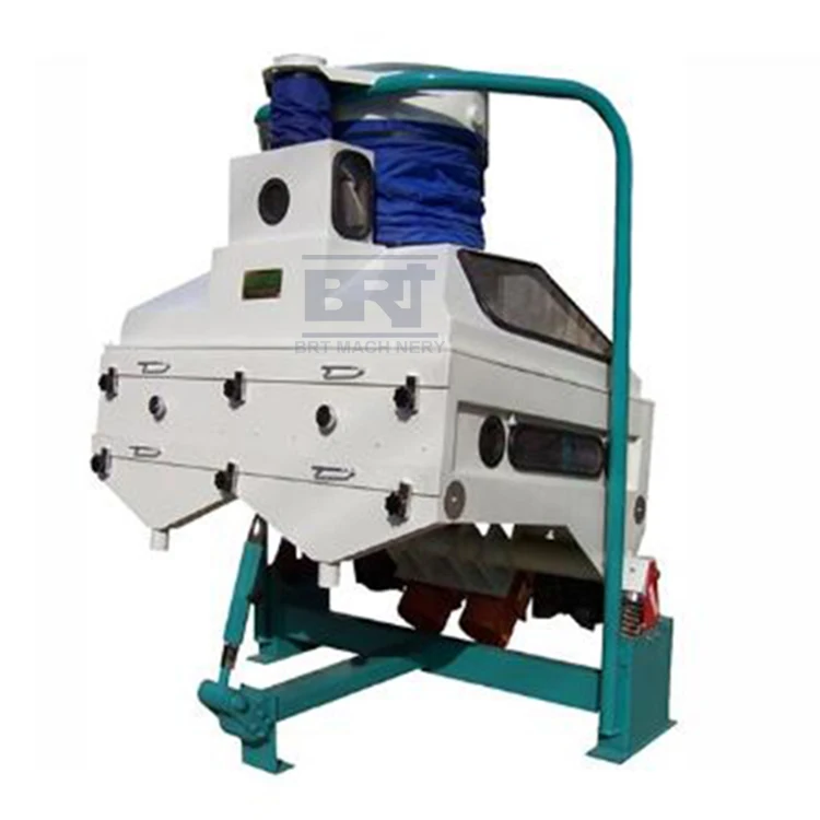 TQSX100 Rice cleaning destoner 5 ton rice mill rice stone removing machine