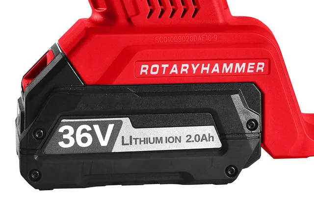 SENCAN D722801 36V cordless rotary hammer lithium battery brushless motor