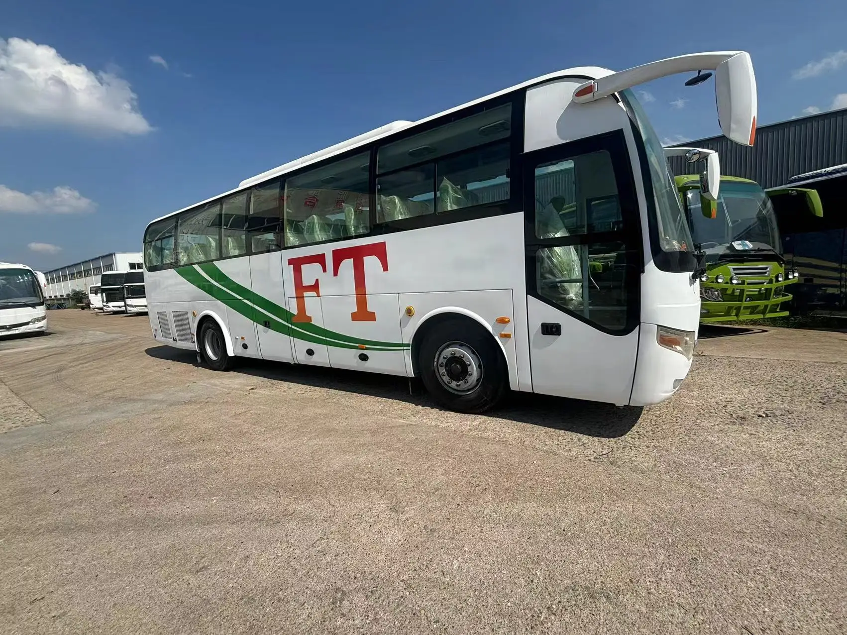 good condition high quality Kinglong 6128 model 55 seats coach  passenger new used bus for sale