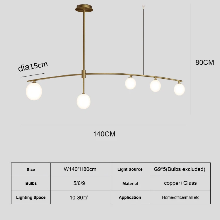 Factory Direct 2023 New Nordic Ball Modern Chandelier Ceiling Lighting For Home Hand Blown Glass Chandelier Pendant Light
