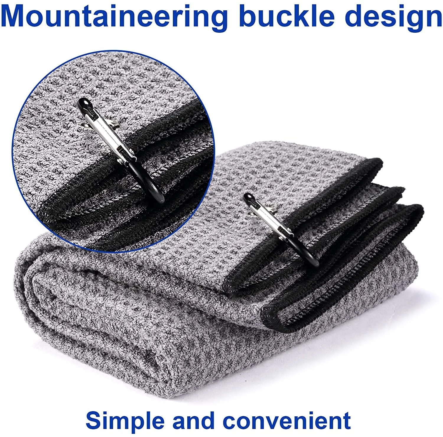 Вафельное полотенце из микрофибры с логотипом спортивное 23x15 дюймов для игроков в