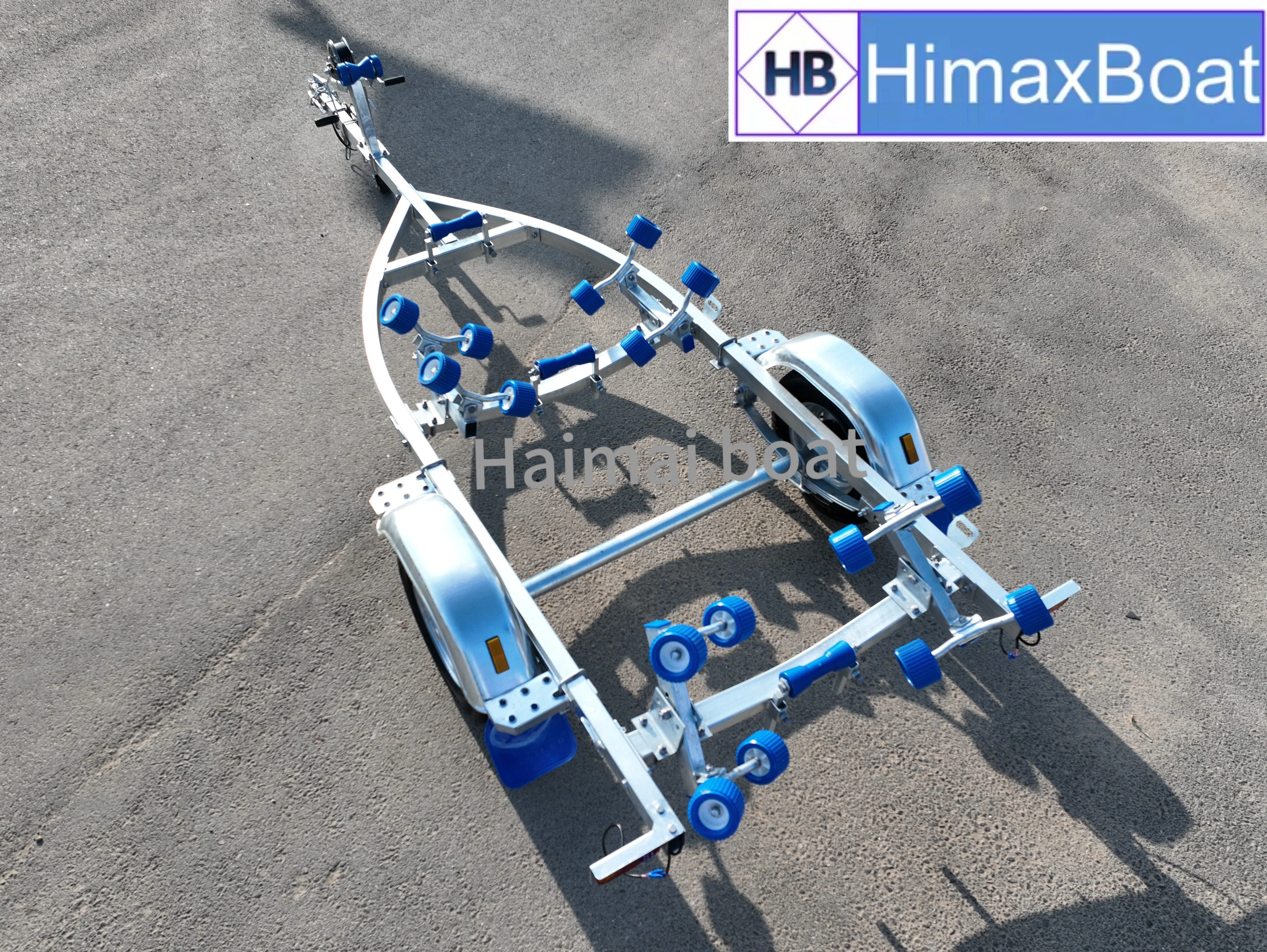 4.2m single axis boat trailer