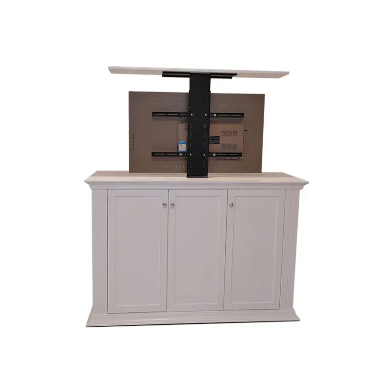 Junnan 30-75 inch TV lifter with cabinet for home tv lcd monitor bed lift motorized underbed tv lift