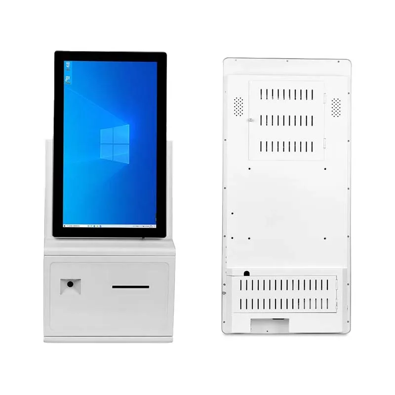 Aonpos Self Kiosk Payment Touch Screen Double Sided Desktop OEM ODM Self Ordering Kiosk System for Restaurant
