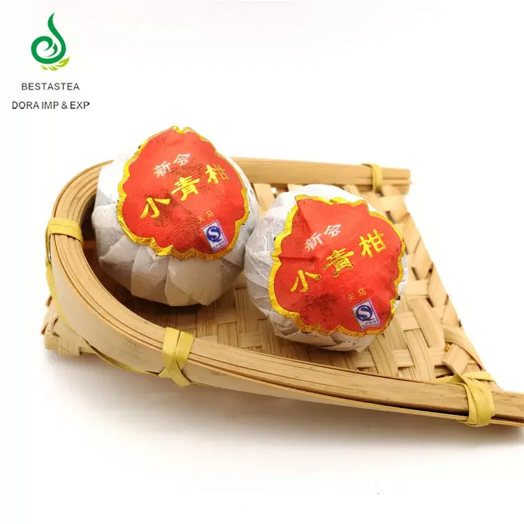 Premium Imperial 2 Years Puer Xinhui Xiao Qing Gan Tea Dried Tangerine Peel Puerh Tea