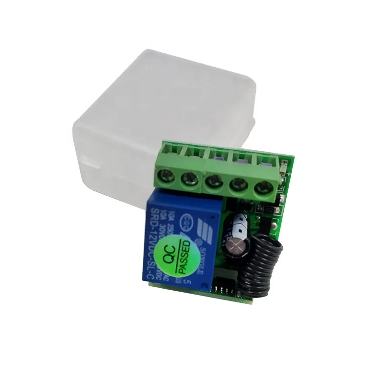 
Century Aoke 315/433MHz Mini Case Universal RF Mini Remote Controller Switch Wireless Automotive Relay Receiver Module 