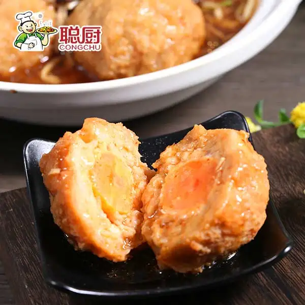 
Wholesale Cheap Portable Instant Chinese Flavor Meatball Microwave Fast Rescue Food 