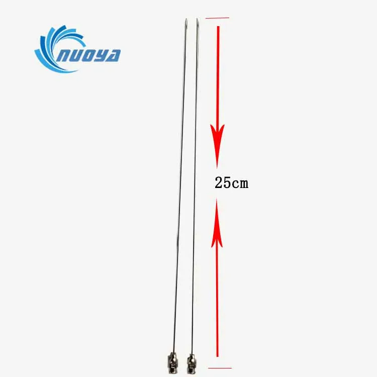 20g/60/80/100/120/150/200/250/300/500mm.Extra long Stainless Luer Lock needle with sharp or blunt tip