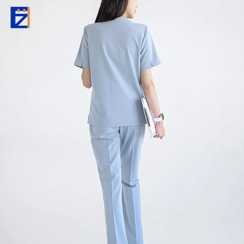 New multicolor nurse dress, hand wash, dentist, mouth salon, pet hospital, doctor uniform, split body suit