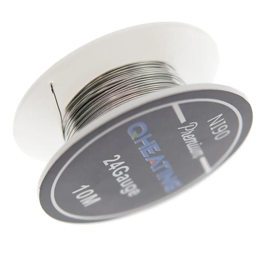 
Hot selling in the market Huge Vape Heating wire Ni90 round heating wire 24ga fused clapton for rda 