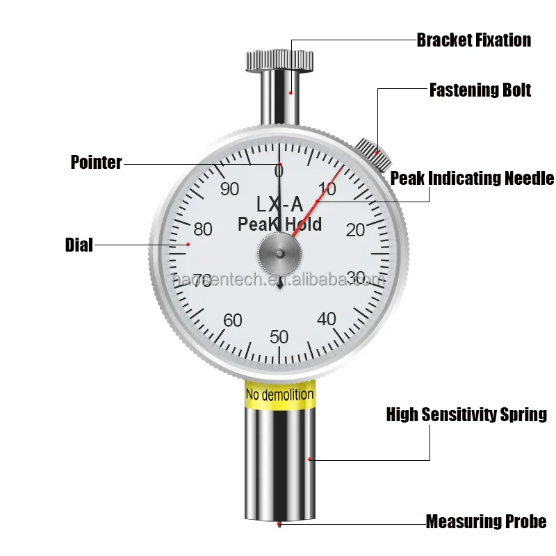 Shore a durometer analogue double probe rubber durometer Rubber Hardness Tester