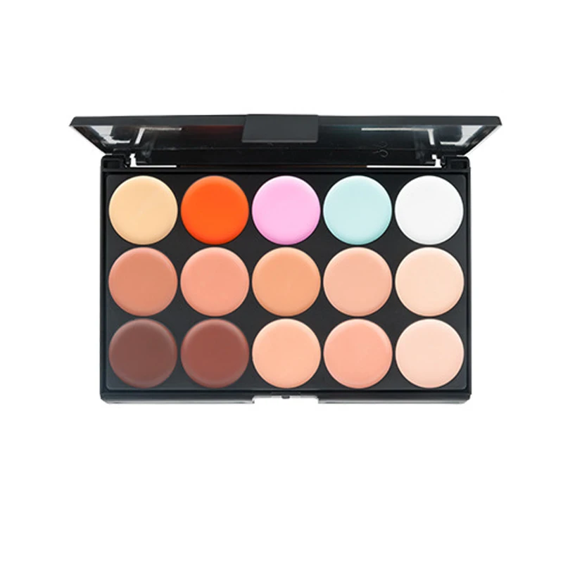 OEM 15 color Concealer Cream Waterproof Foundation Cream Makeup Palette Concealer Palette