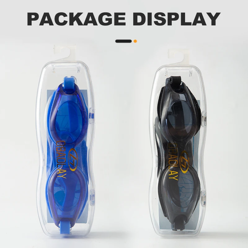 On Sale UV400 Swimming Glasses Anti- fog Goggles Waterproof Sport 3 Detachable Nose Pads For Men