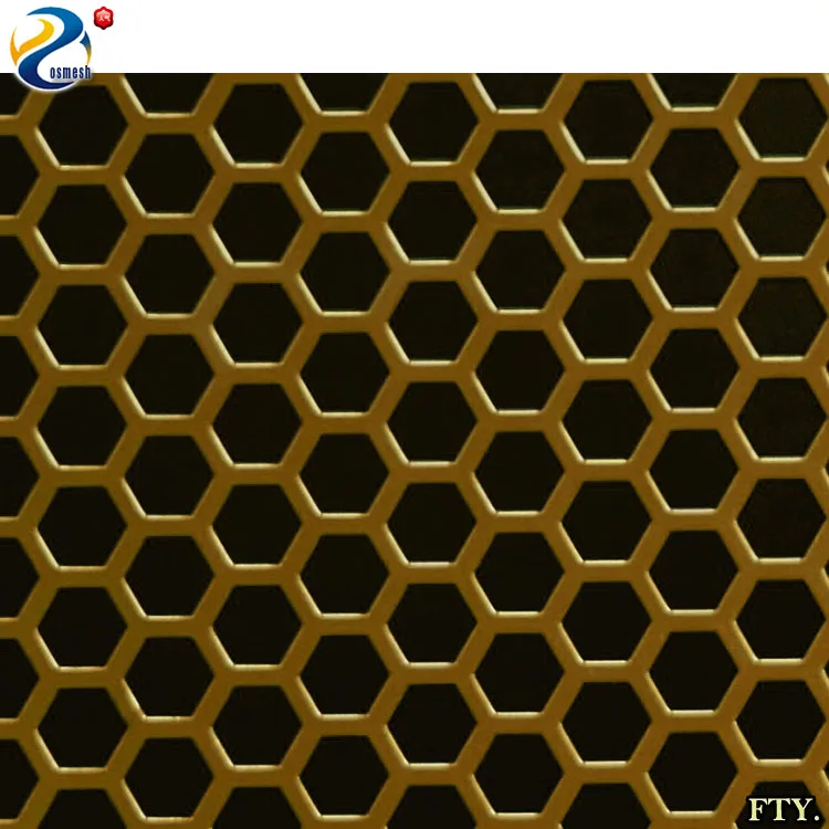 brass perforated decorative metal sheet
