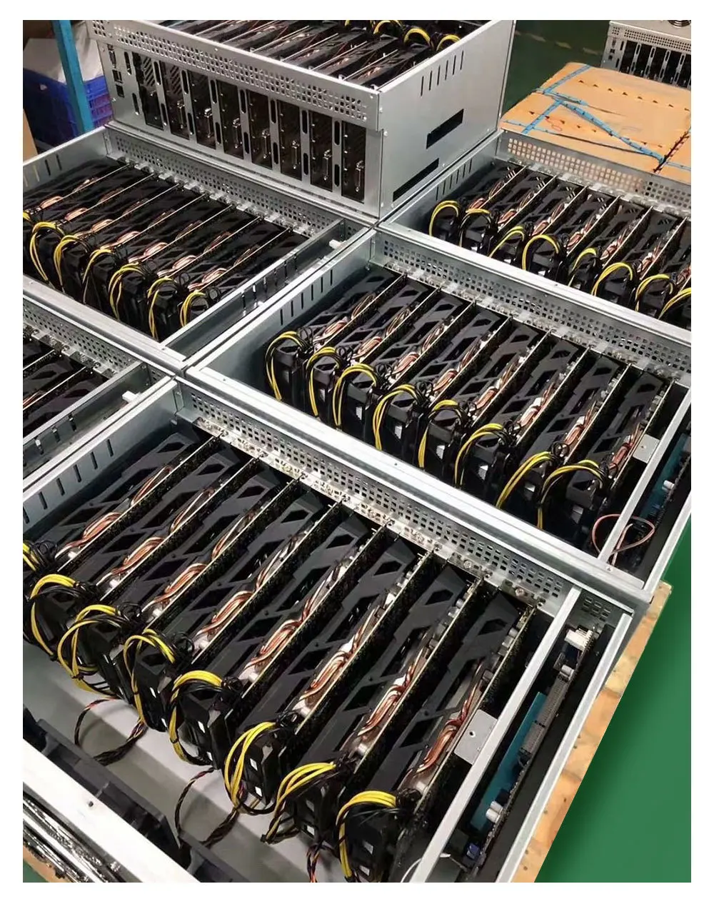 XFX RX580 8GB 8GPU и полный набор Риг hashrate