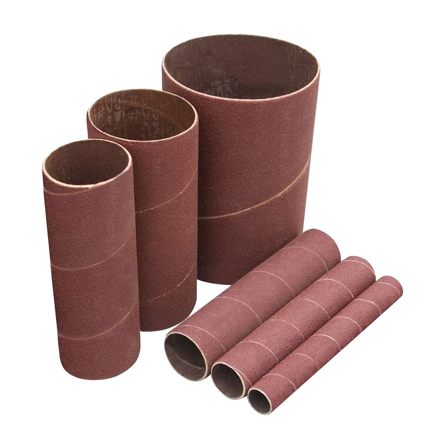 GLORY replacement 4-1/2' grit 80 spindle aluminum sanding sleeves for woodworking