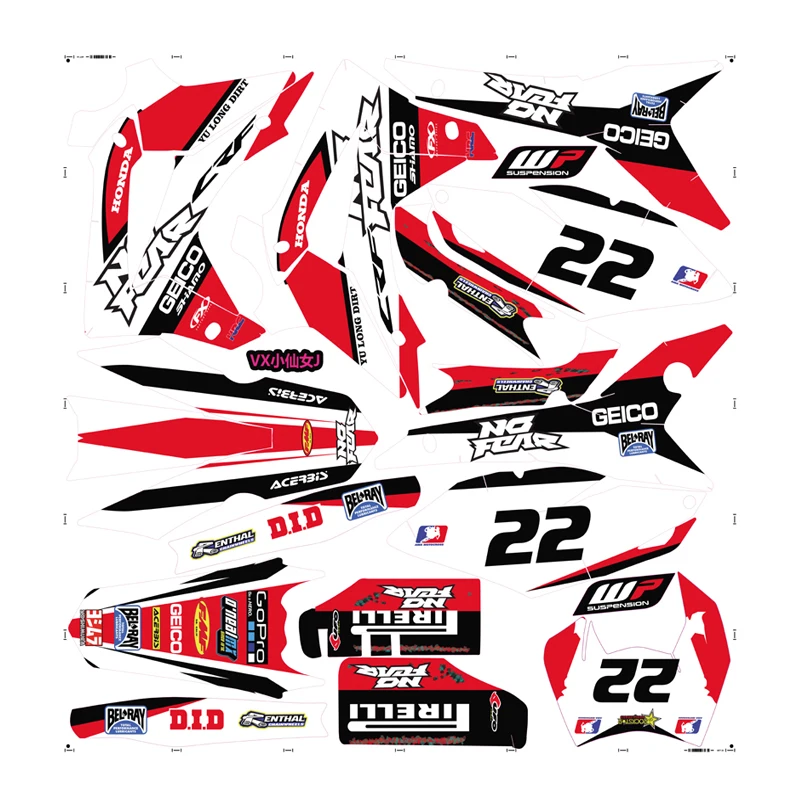 hot sale stickers for motorcycle wrapping