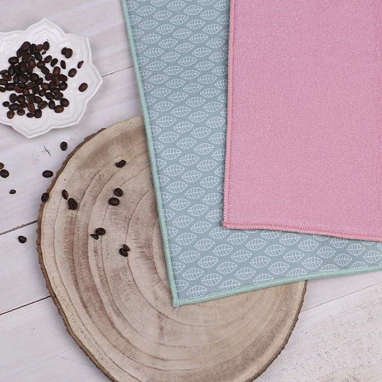 K & B Kitchen Microfiber Dish Dry Mat Quick Dry Absorbent Table Mat For Kitchen Counter