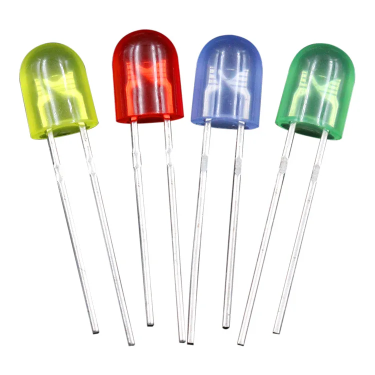 3mm 5mm 8mm 10mm 546 234 Round Straw hat Oval Through Hole White Red Green Blue Yellow Amber RGB Dip Led Chip Diode