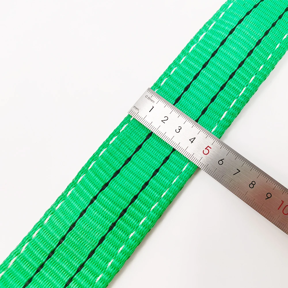 VINEET High Quality Durable Polyester 2 Ton Customizable Eye To Eye Webbing Sling Flat Webbing Sling