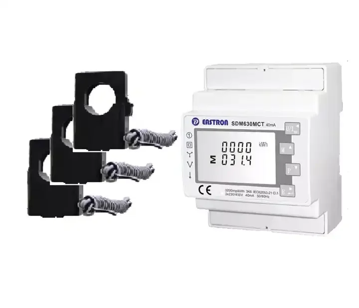 3 Phases Power Three Phase Din Rail Energy Meter SDM630MCT-Mbus Eastron Smart Meter Growatt smart meters