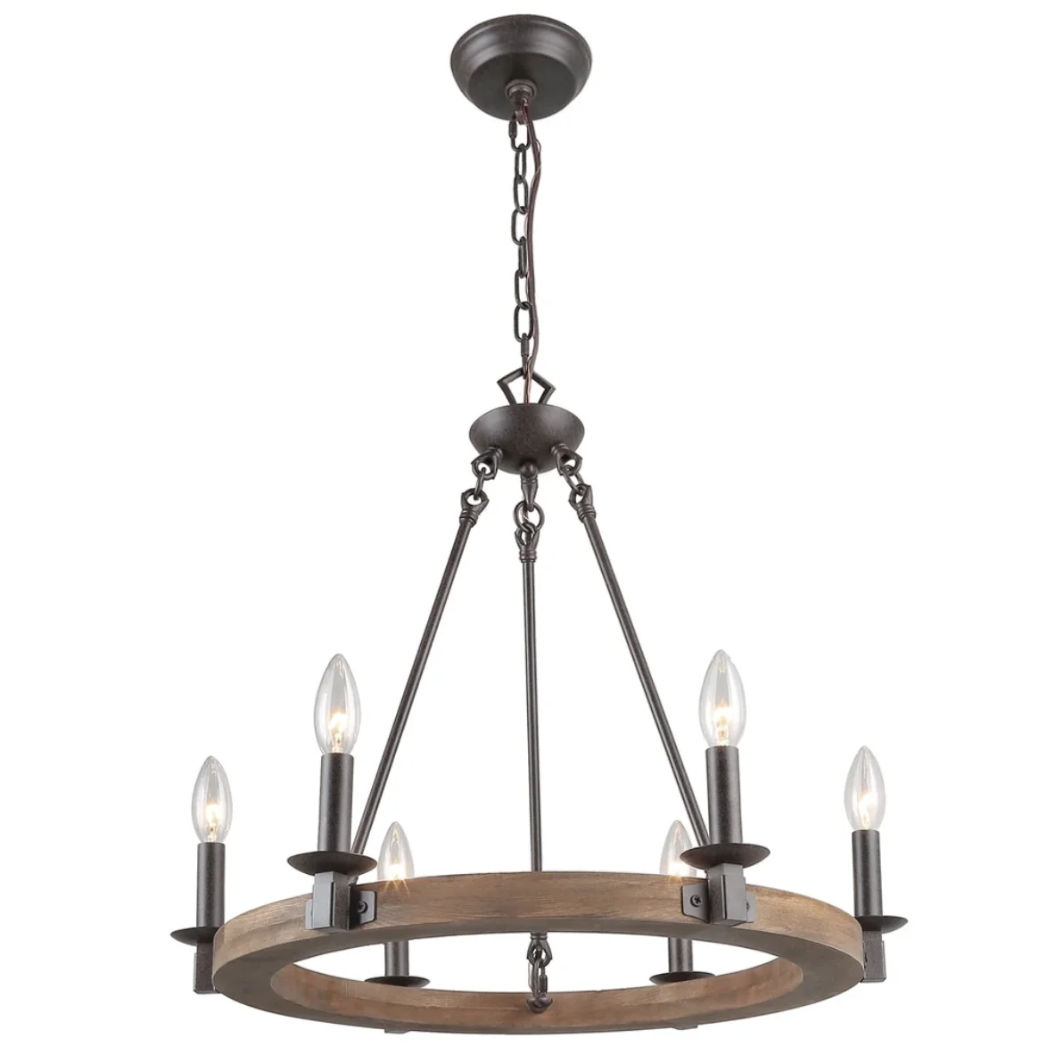 
EEA Wooden Chandelier Alibaba Industrial Bedroom Kitchen Island American Farmhouse Chandelier Lighting 