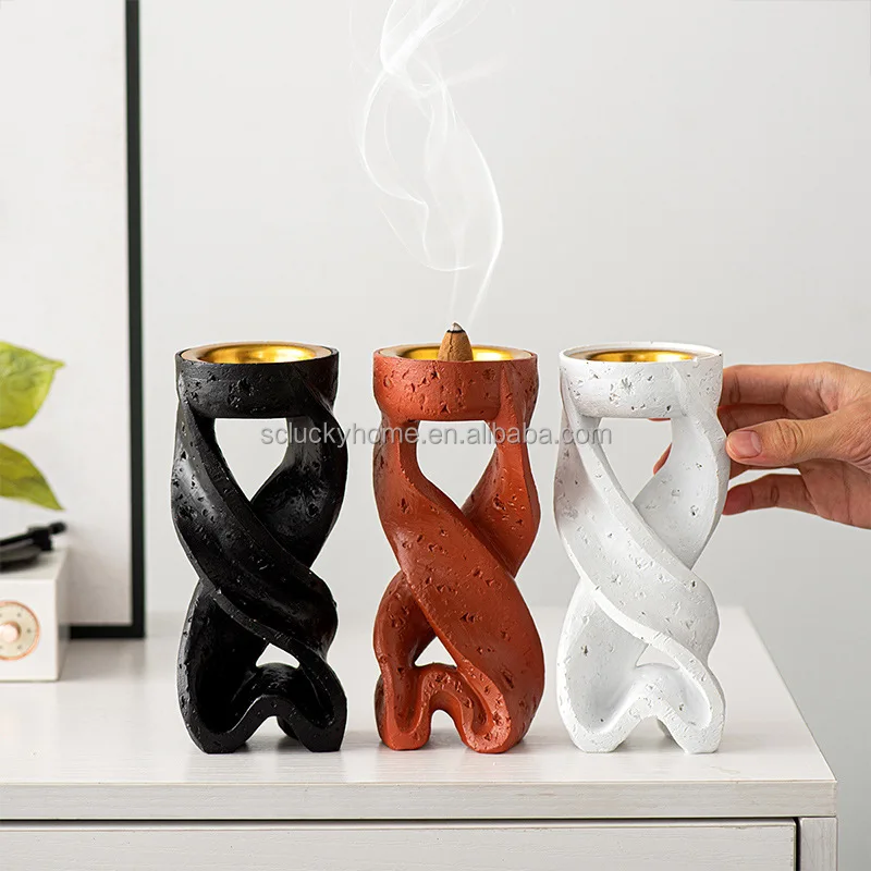 Middle Eastern aroma burner simple geometric shape incense burner Euro desktop living room decoration creative Arabic festival
