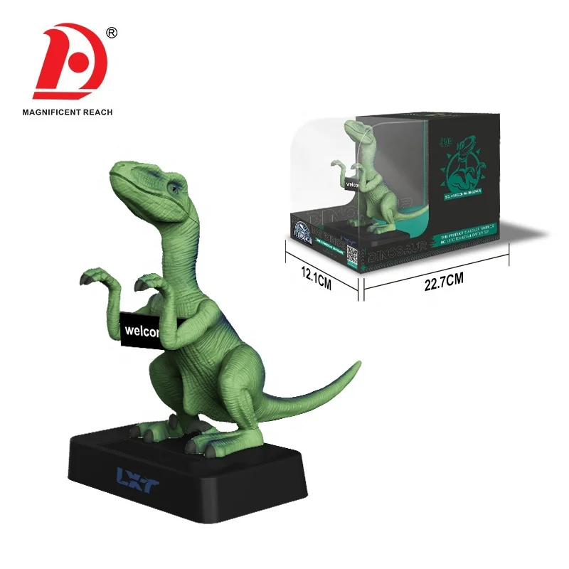 HUADA 2023 Wholesale New Design Funny Educational Dinosaurs Model Kids Solar Powered Robot Toy For Boys