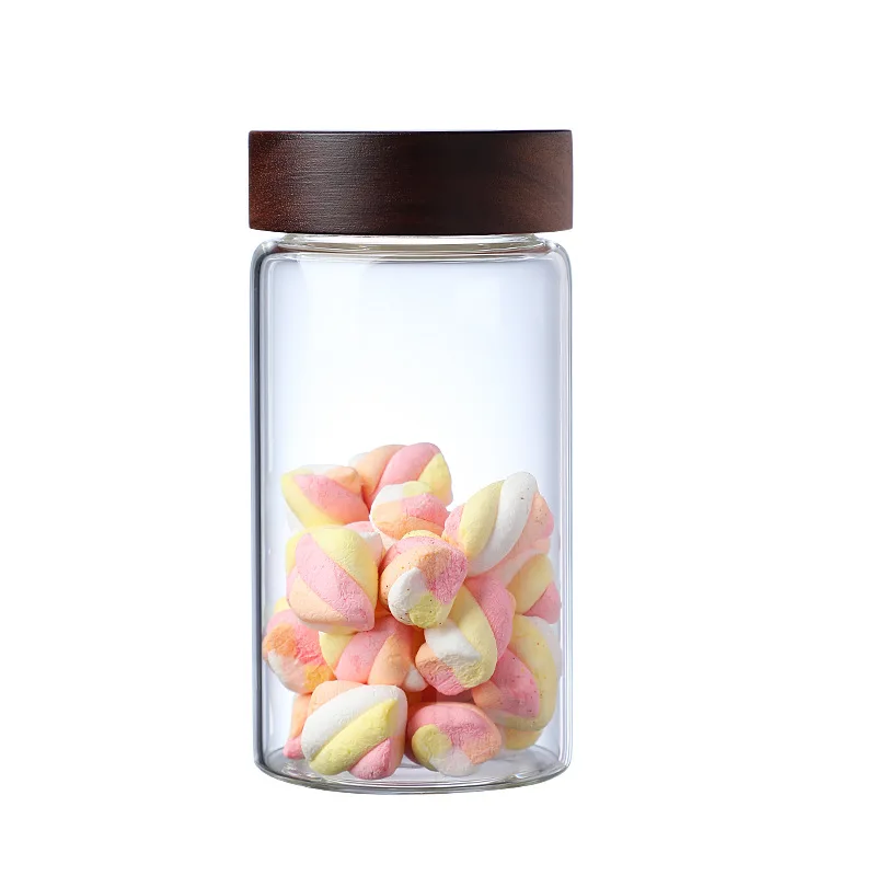 Borosilicate Glass Food Storage Jar Airtight Container Glass Food Honey Cookie Storage Glas Jar with Lids