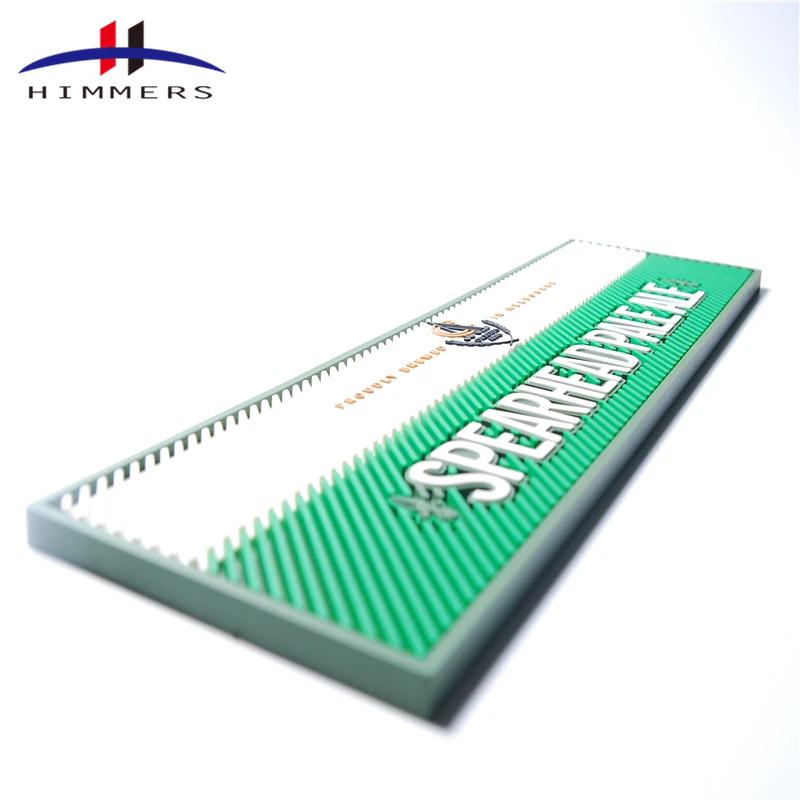 
OEM barware manufacturer promotion wine custom rubber beer drip spill soft PVC bar runner mat 